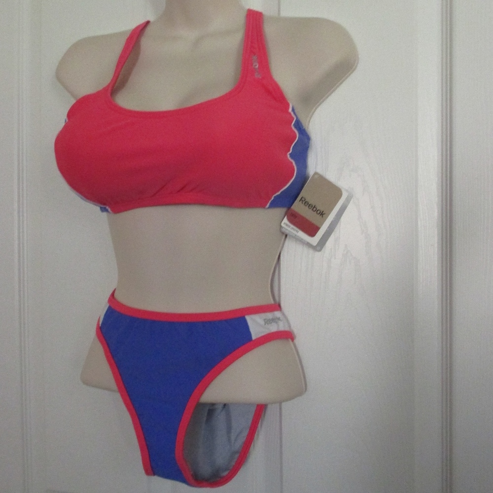 NWT - REEBOK 2 pc swimsuit - sz S - MSRP $90.00